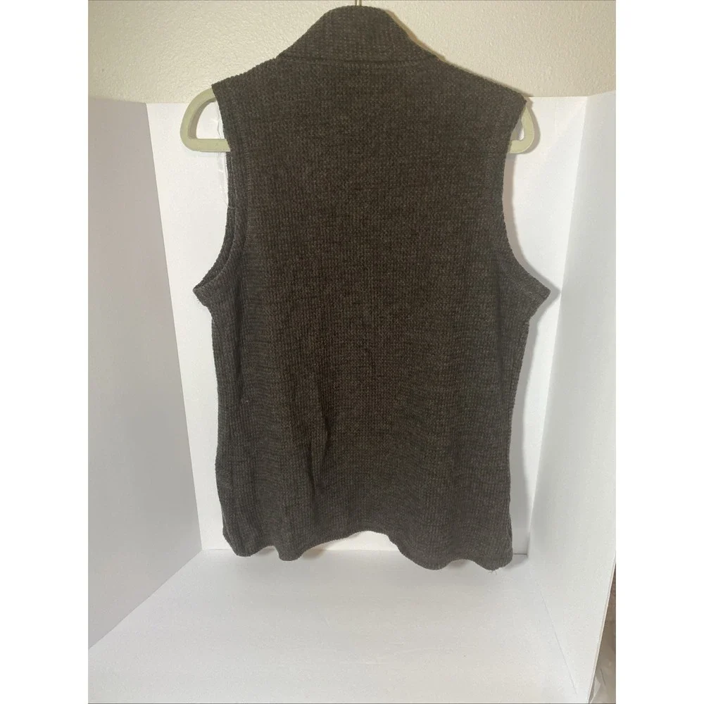 North River outfitters women's vest ‎ Size Medium Peppercorn Soft Open front H1